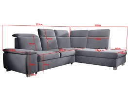 Minkšta sofa SOFIA